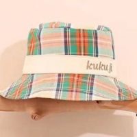 Оцвети лятото с чаровната детска карирана шапка 'Kuku Ji, снимка 5 - Шапки - 45735589