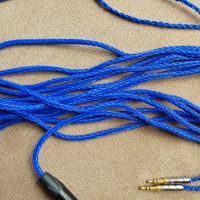 2x3.5мм към 6.35мм 5 метров плетен кабел за слушалки Hifiman | Grado, снимка 5 - Други - 45806345