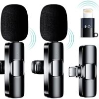 Нови Двойни Микрофони за iPhone и Android - Кристално Чист Запис, снимка 1 - Други - 45285907