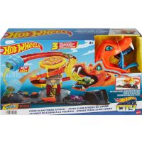 Hot Wheels City - Игрален комплект Змия в магазина за пица, снимка 1 - Коли, камиони, мотори, писти - 45149387