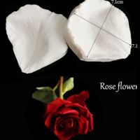 2 части големи Широки листа листо Роза силиконов молд вейнър вайнър украса декор фондан торта, снимка 3 - Форми - 22130985