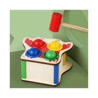 3567 Детска играчка Раче с топчета и чук, снимка 2 - Образователни игри - 45790648