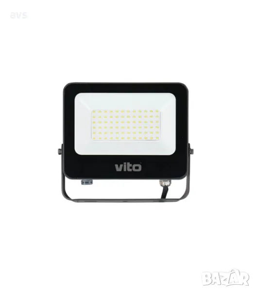 LED прожектор 50W 3000K VITO черен, снимка 1