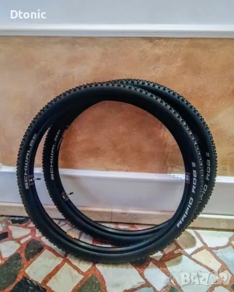 Комплект предна и задна гуми Schwalbe 29" + капли WTB (НОВИ), снимка 1