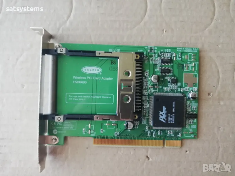 Belkin F5D6000 Wireless Desktop PCI Network Adapter Card, снимка 1