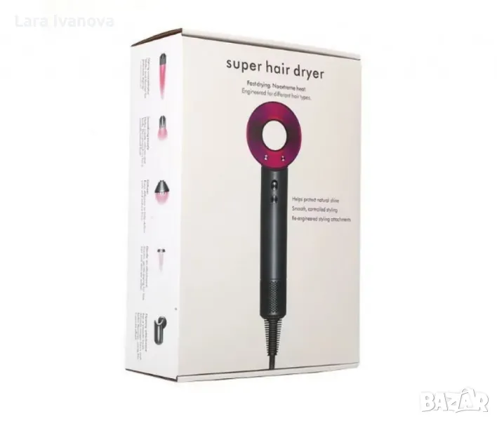 Сешоар Super Hair Dryer с йонизираща функция, снимка 1