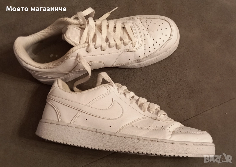 Nike бели маратонки/кецове № 40 – почти нови, снимка 1