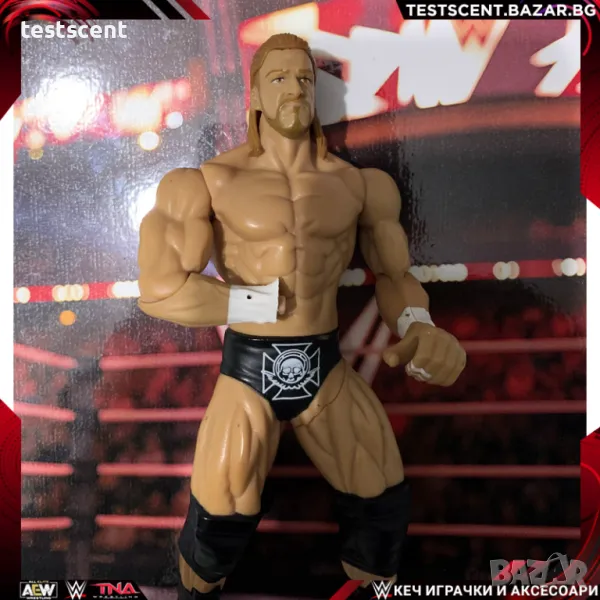 Екшън фигура WWE Triple H Трите Хикса Mattel basic Series играчка figure HHH missing hand, снимка 1