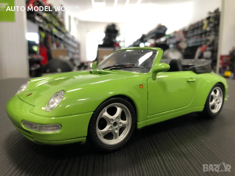 Метална колекционерска количка BBURAGO PORSCHE 993 CABRIOLET 1:18 НОВА, снимка 1