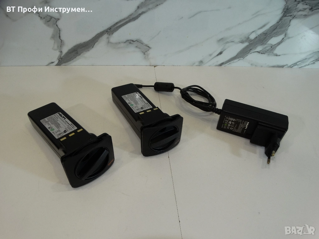 Hilti PRA 84 CPC / Hilti PUA 81 Батерия / зарядно за лазерни нивелири, снимка 1