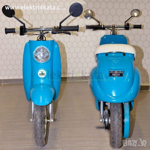 Детски електрически скутер тип Vespa, снимка 1