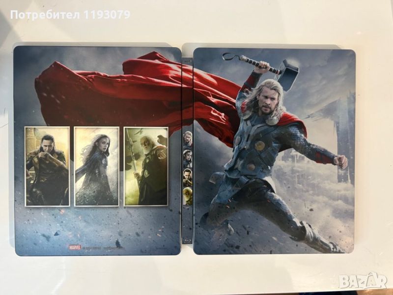 Thor 2 / тор 2 steelbook blu ray , снимка 1