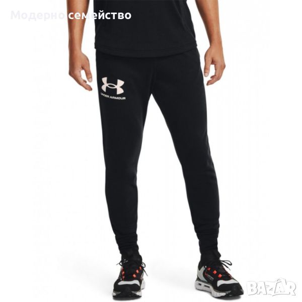 Мъжко спортно долнище under armour rival terry jogger black, снимка 1