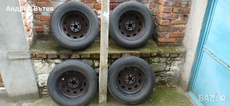 Метални джанти VW AUDI с гуми, снимка 1
