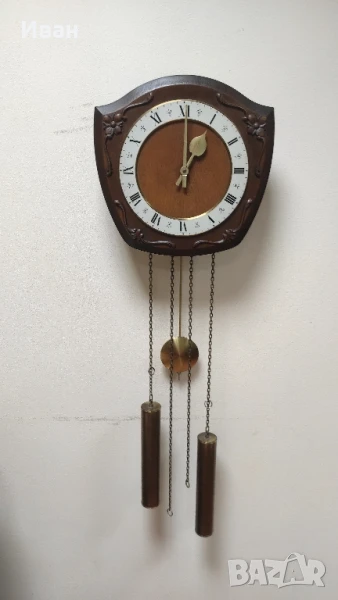 Стенен механичен часовник, снимка 1