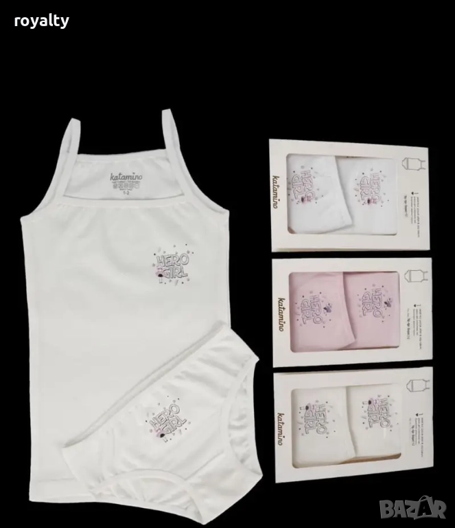 Детски комплект бельо за момиче Hero girl, Arti Katamino, снимка 1