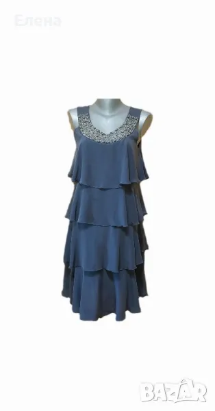 Рокля MARIO CONTI.100% коприна. размер L. , снимка 1