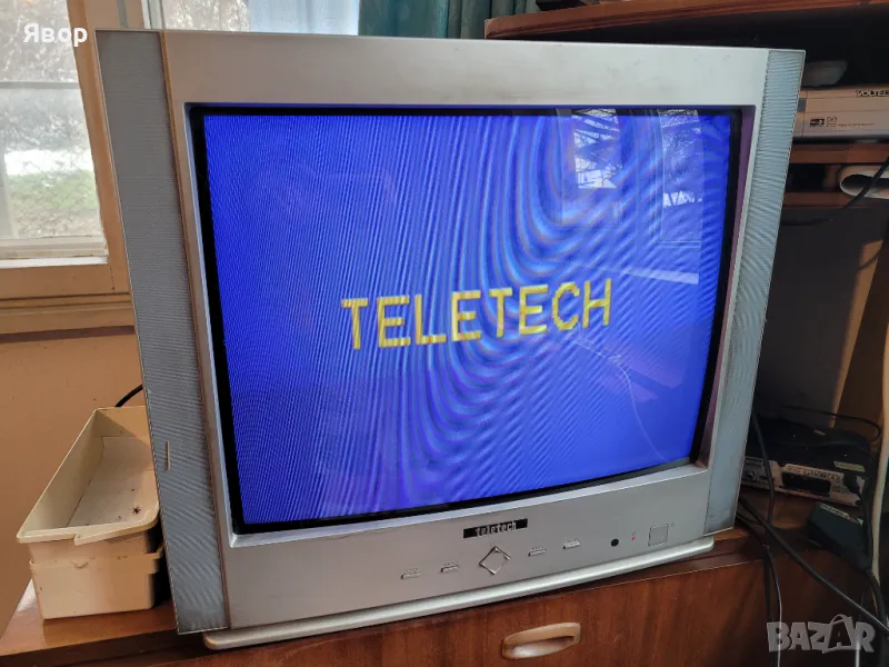 Телевизор Teletech CTV 2140 T- работи , за части с ел. тръба, снимка 1