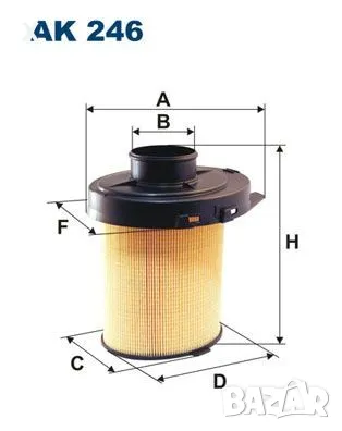 Въздушен филтър FILTRON AK 246 CITROEN ZX / AX / BX / C15 / Saxo / PEUGEOT 106 / 205 / 309 / 405    , снимка 1