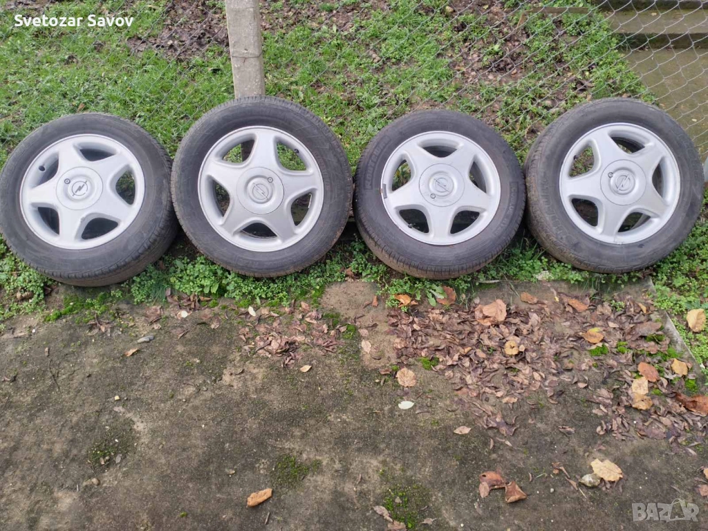 Летни гуми с джанти 4×100 , снимка 1