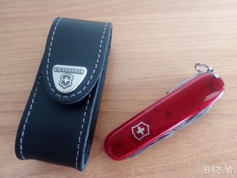 Нож Victorinox Climber+кожен калъф, снимка 1