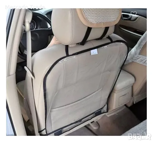 Предпазен калъф за седалка Mercado Trade, PVC, Прозрачен, снимка 1