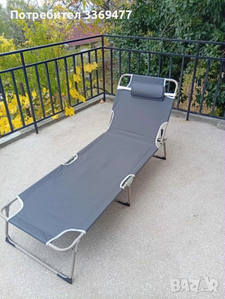 Продавам походно легло - шезлонг., снимка 1