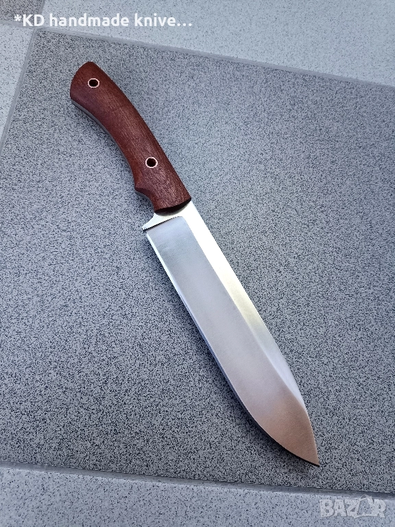 Кухненски нож ръчно изработен от стомана N690co, снимка 1