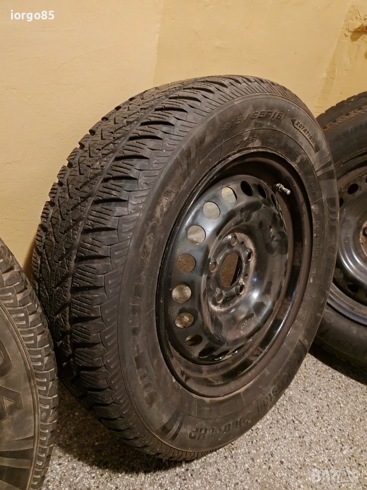 Гуми с джанти 5*114.3/16 със зимни гуми FULDA NISSAN, RENAULT, снимка 1