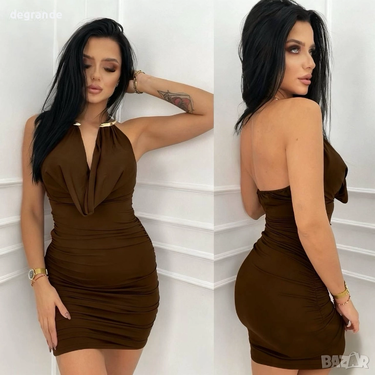 Ефектна дамска рокля, снимка 1