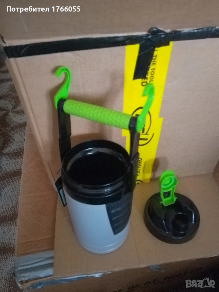 Igloo Proformance 1 Quart Water Jug в зелено и синьо, снимка 1