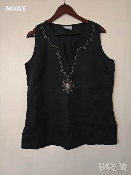 Нова дамска черна блуза от Рамие XL 2 XL , снимка 1