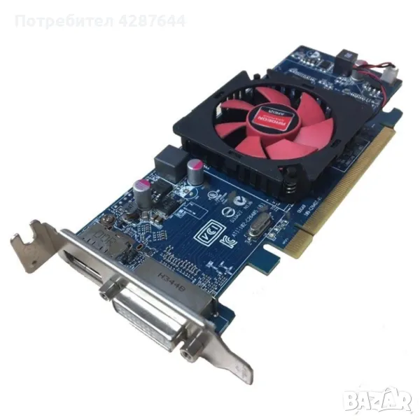 Употребявана видео карта AMD ATI Radeon HD6450 1GB LOW PROFILE V, снимка 1