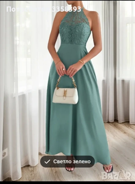 дамска елегантна рокля S, снимка 1