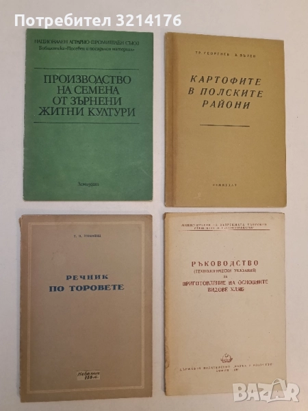 Речник по торовете - Т. П. Унанянц, снимка 1