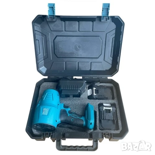 Акумулаторен въздушен турбо пистолет - Мощна духалка с 2 батерии 36V 8Ah KraftRoyal, снимка 1