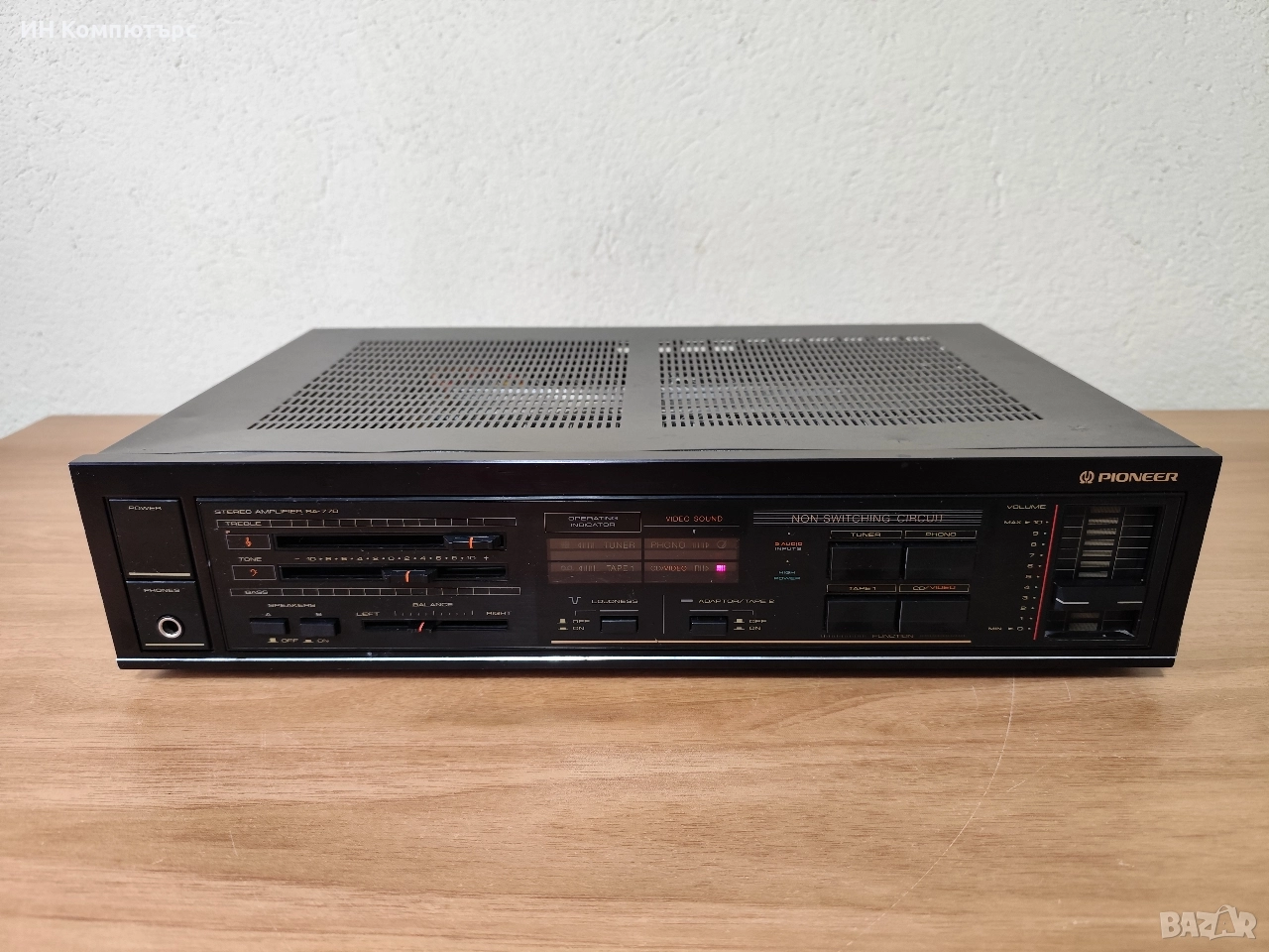 Продавам интегриран стерео усилвател Pioneer SA-770, снимка 1