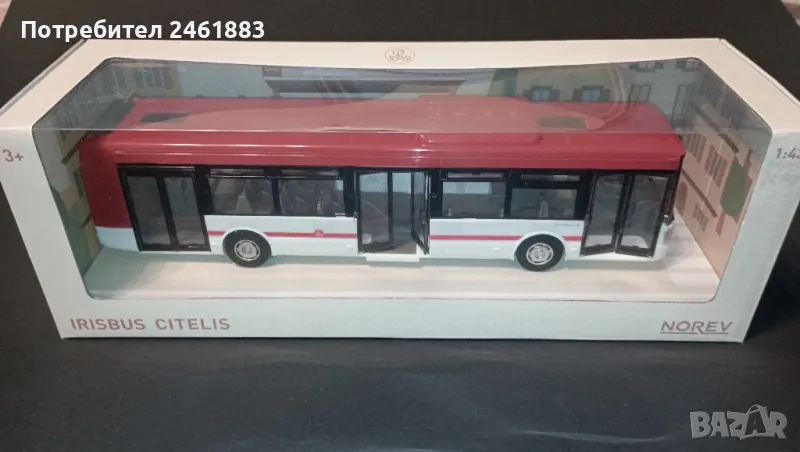 1/43 Norev Irisbus Citelis автобус колекционерска количка. Нова, снимка 1