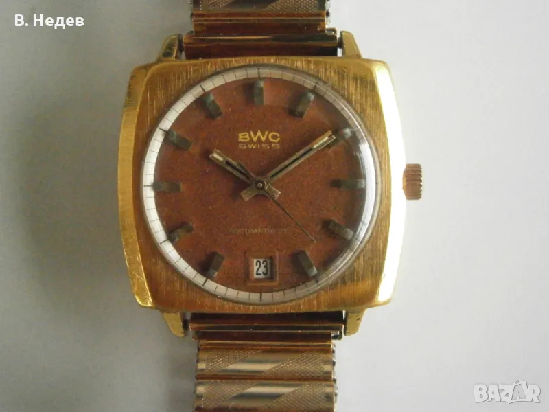 BWC, automatic, case 35,3 mm, cal. ETA 2783, 25 jewels, Swiss, снимка 1