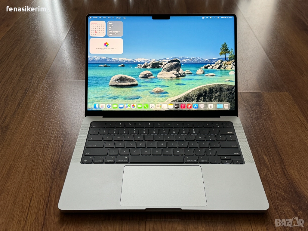 ЧИСТО НОВ 14' Apple MacBook Pro 2021 M1 Pro Silver 16GB RAM/1ТB SSD/Бат 2 цик 100%, снимка 1