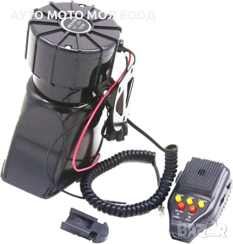 Авто Сирена с 3 мелодии, микрофон и функция запис - 12V 100W, снимка 4 - Аксесоари и консумативи - 51021261