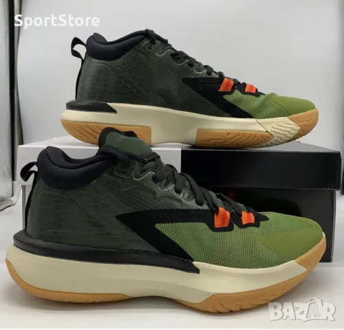 Nike Air Jordan Zion 1 Bayou Boys Carbon Green Black DA3130-300, снимка 1 - Спортни обувки - 48816857