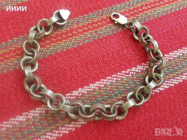 Сребърна гривна верижка 925