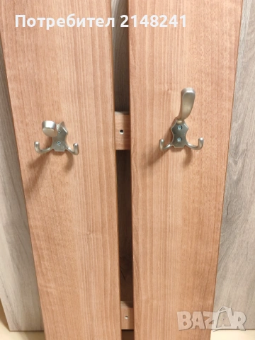 Продавам двойна закачалка за стена  10 евро, снимка 2 - Декорация за дома - 53526839