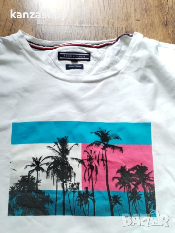 tommy hilfiger - страхотна мъжка тениска КАТО НОВА 2ХЛ, снимка 2 - Тениски - 50620856