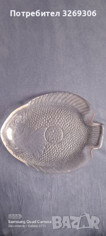  Стъклени чинии тип риба 🐠 , снимка 1 - Други ценни предмети - 45567972
