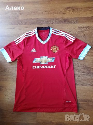 Adidas Manchester united футболна тениска L размер , снимка 10 - Тениски - 46038671