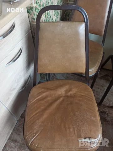  2 броя метални столове, снимка 2 - Столове - 49796578