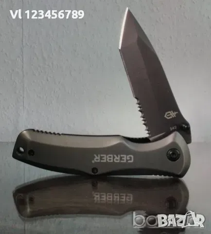 Нож Gerber 85 х 196 полу-автоматичен-2 модела, снимка 1 - Ножове - 49039633