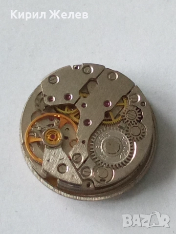 Механизъм с циферблат от стар ръчен часовник 18088, снимка 4 - Мъжки - 52270184